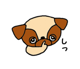 Pug Pug Dog sticker #10165342