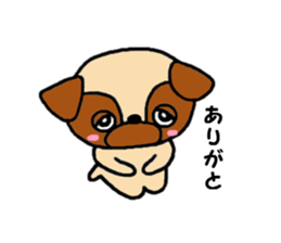 Pug Pug Dog sticker #10165344