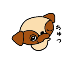 Pug Pug Dog sticker #10165345