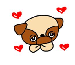 Pug Pug Dog sticker #10165346
