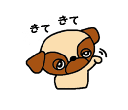 Pug Pug Dog sticker #10165352