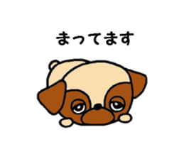 Pug Pug Dog sticker #10165355