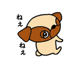 Pug Pug Dog sticker #10165356