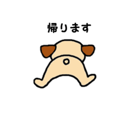 Pug Pug Dog sticker #10165360