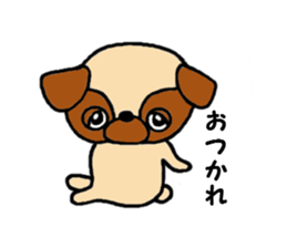 Pug Pug Dog sticker #10165364