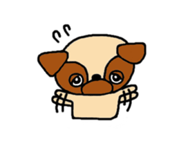 Pug Pug Dog sticker #10165373