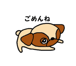 Pug Pug Dog sticker #10165374