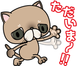 Clumsy In cute cat  Part2 sticker #10165461