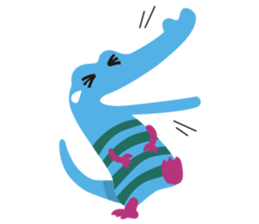 striped animals sticker #10165554