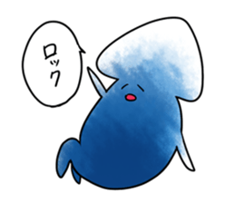 Squid stamp sticker #10165706