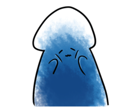 Squid stamp sticker #10165726