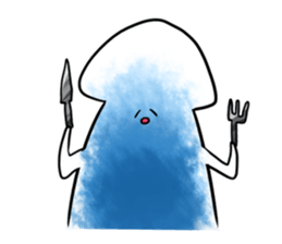 Squid stamp sticker #10165733