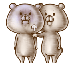 Friend is a bear 3 sticker #10165891
