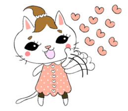 Cute and stylish cat Shirasu sticker #10165896