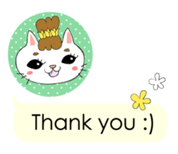Cute and stylish cat Shirasu sticker #10165898