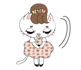 Cute and stylish cat Shirasu sticker #10165900