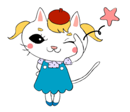 Cute and stylish cat Shirasu sticker #10165901