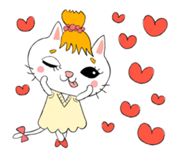 Cute and stylish cat Shirasu sticker #10165903