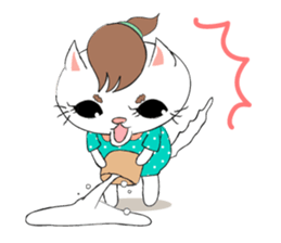 Cute and stylish cat Shirasu sticker #10165904