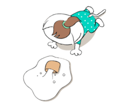 Cute and stylish cat Shirasu sticker #10165905