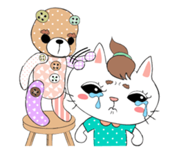 Cute and stylish cat Shirasu sticker #10165906