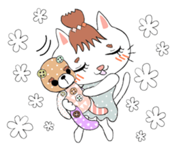 Cute and stylish cat Shirasu sticker #10165907