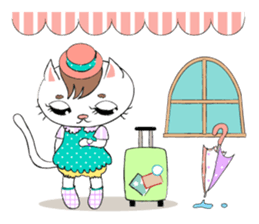 Cute and stylish cat Shirasu sticker #10165909