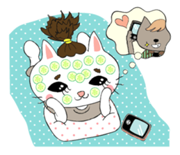 Cute and stylish cat Shirasu sticker #10165910