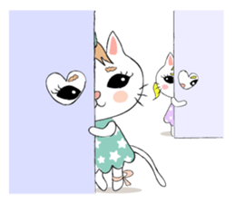 Cute and stylish cat Shirasu sticker #10165916