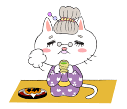 Cute and stylish cat Shirasu sticker #10165921