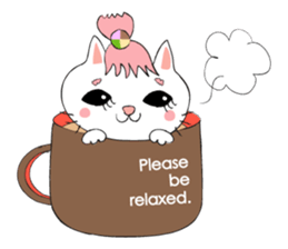 Cute and stylish cat Shirasu sticker #10165924