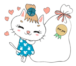 Cute and stylish cat Shirasu sticker #10165925