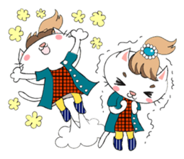 Cute and stylish cat Shirasu sticker #10165926