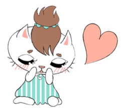 Cute and stylish cat Shirasu sticker #10165927