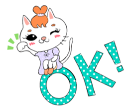 Cute and stylish cat Shirasu sticker #10165928