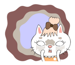 Cute and stylish cat Shirasu sticker #10165930