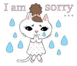 Cute and stylish cat Shirasu sticker #10165931