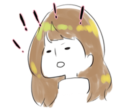 on mayu-chan sticker #10166136