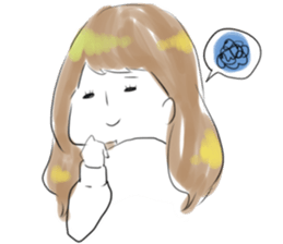 on mayu-chan sticker #10166139