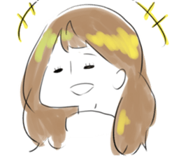 on mayu-chan sticker #10166140