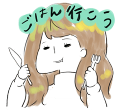 on mayu-chan sticker #10166151