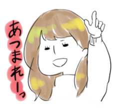 on mayu-chan sticker #10166156