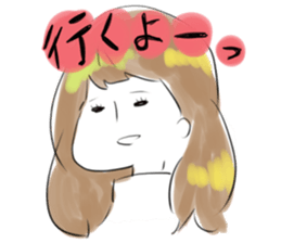 on mayu-chan sticker #10166158