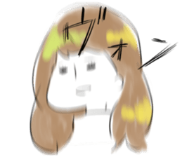 on mayu-chan sticker #10166159