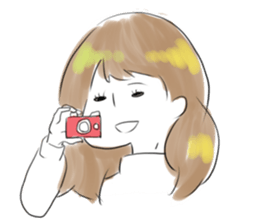 on mayu-chan sticker #10166165