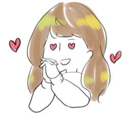 on mayu-chan sticker #10166167