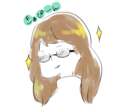 on mayu-chan sticker #10166170