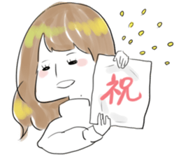 on mayu-chan sticker #10166172
