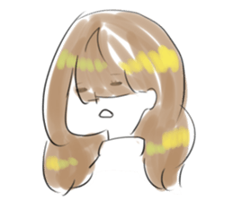 on mayu-chan sticker #10166175