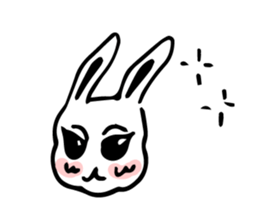 ON OFF Rabbit sticker #10166306
